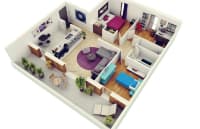 3 otaqlı mənzil 75 m² satılır — şəkil 1