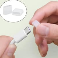 USB-A, USB-C və HDMI üçün silikon port qoruyucu qapaqlar — şəkil 1