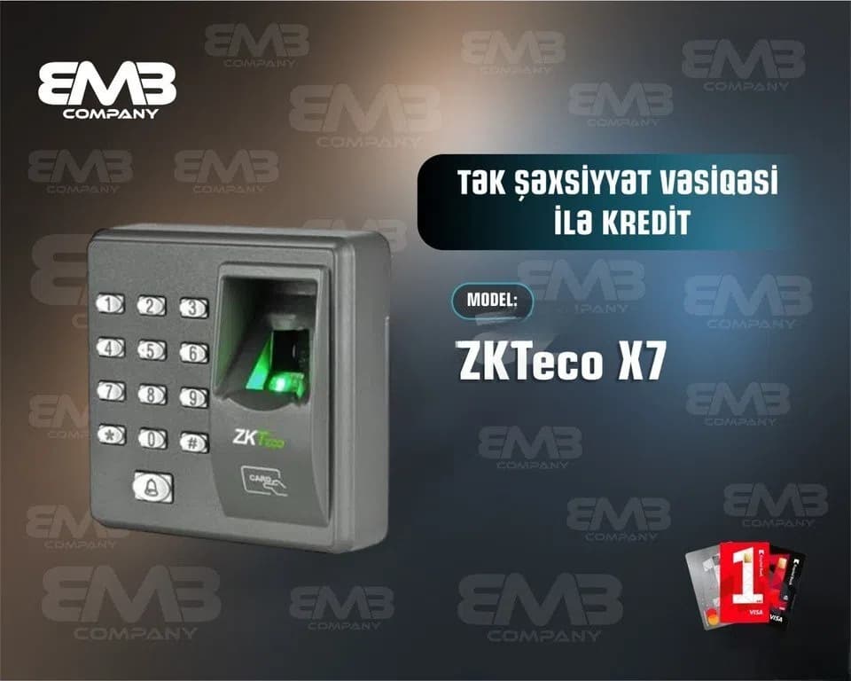 ZKTeco X7 giriş idarəetmə terminalı
