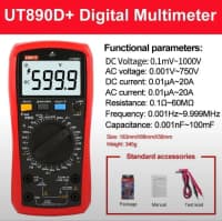 UNI-T UT890D+ Rəqəmsal Multimetr — şəkil 1