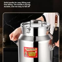 Kranlı paslanmayan maye bidonu — şəkil 9