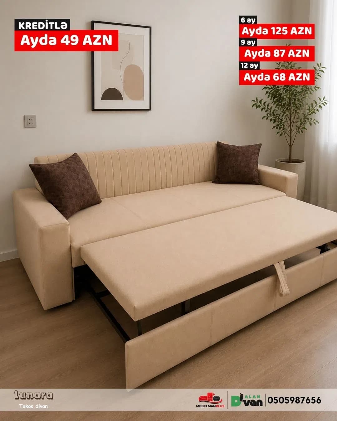 İki yerli divan, Qarışıq rəng