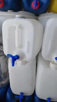 Kranlı plastik kanistr, 10-150 litr, HDPE material — şəkil 7