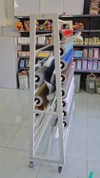 Rulonlar üçün çoxsəviyyəli metal stend — şəkil 22