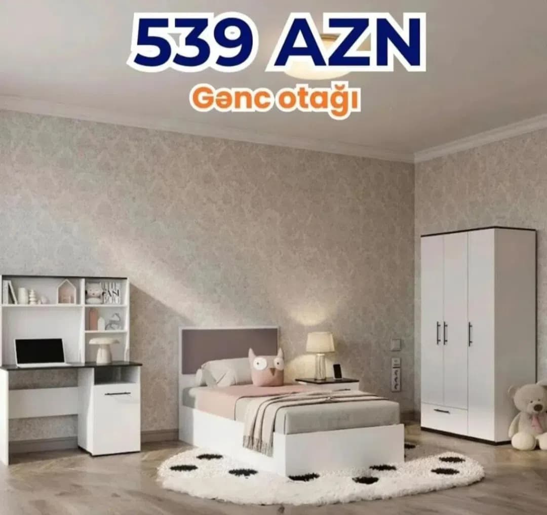 Gənc dəsti, rəng seçimi ilə, matras hədiyyə