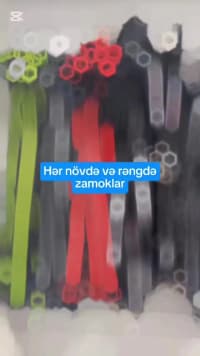 Tikiş üçün müxtəlif ölçü və rəngdə fermuarlar — şəkil 16