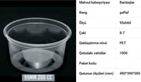 Pet stəkanlar və qapaqları — şəkil 3