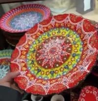 Müxtəlif dizaynlarda mozaika boşqablar — şəkil 5