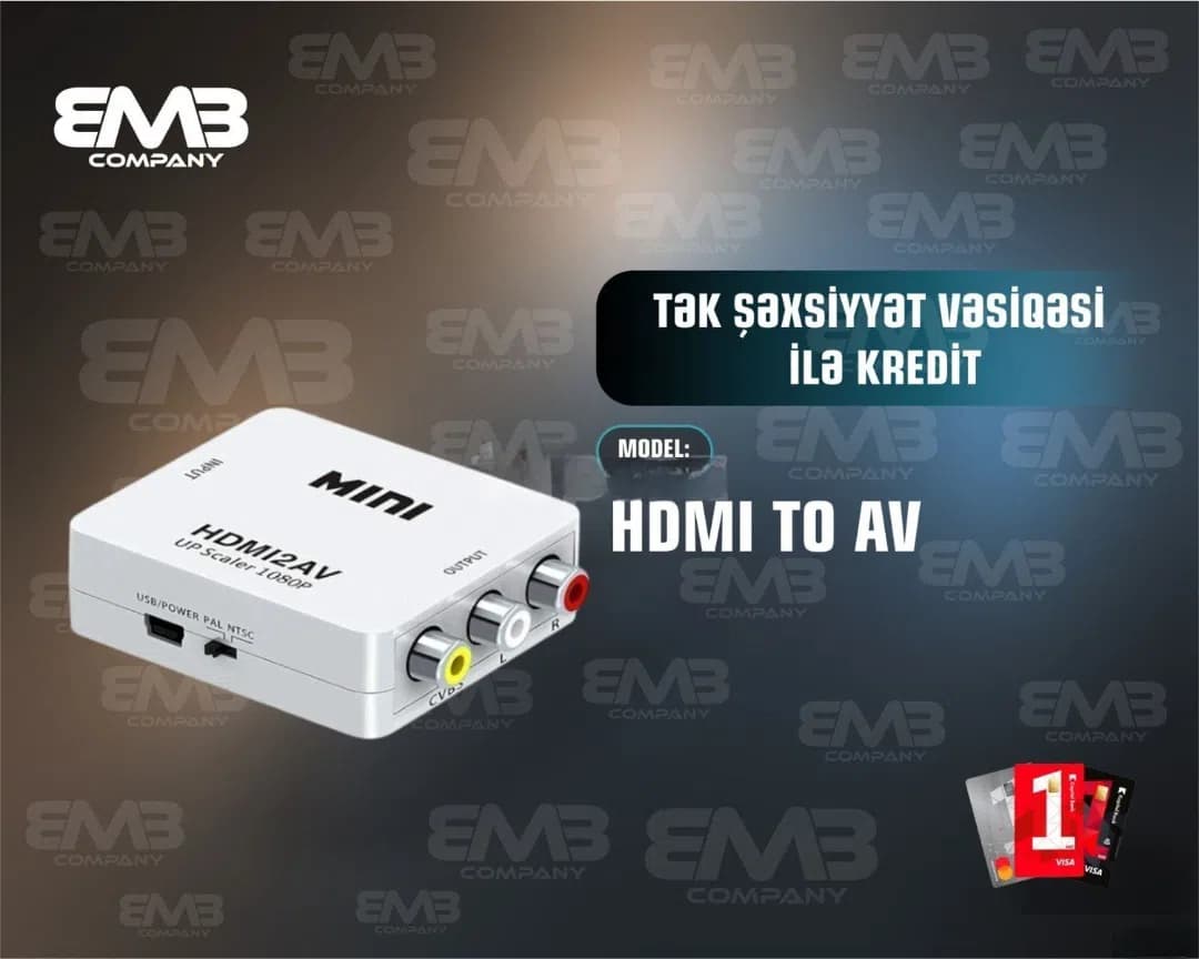 HDMI to AV (RCA) keçid konvertoru