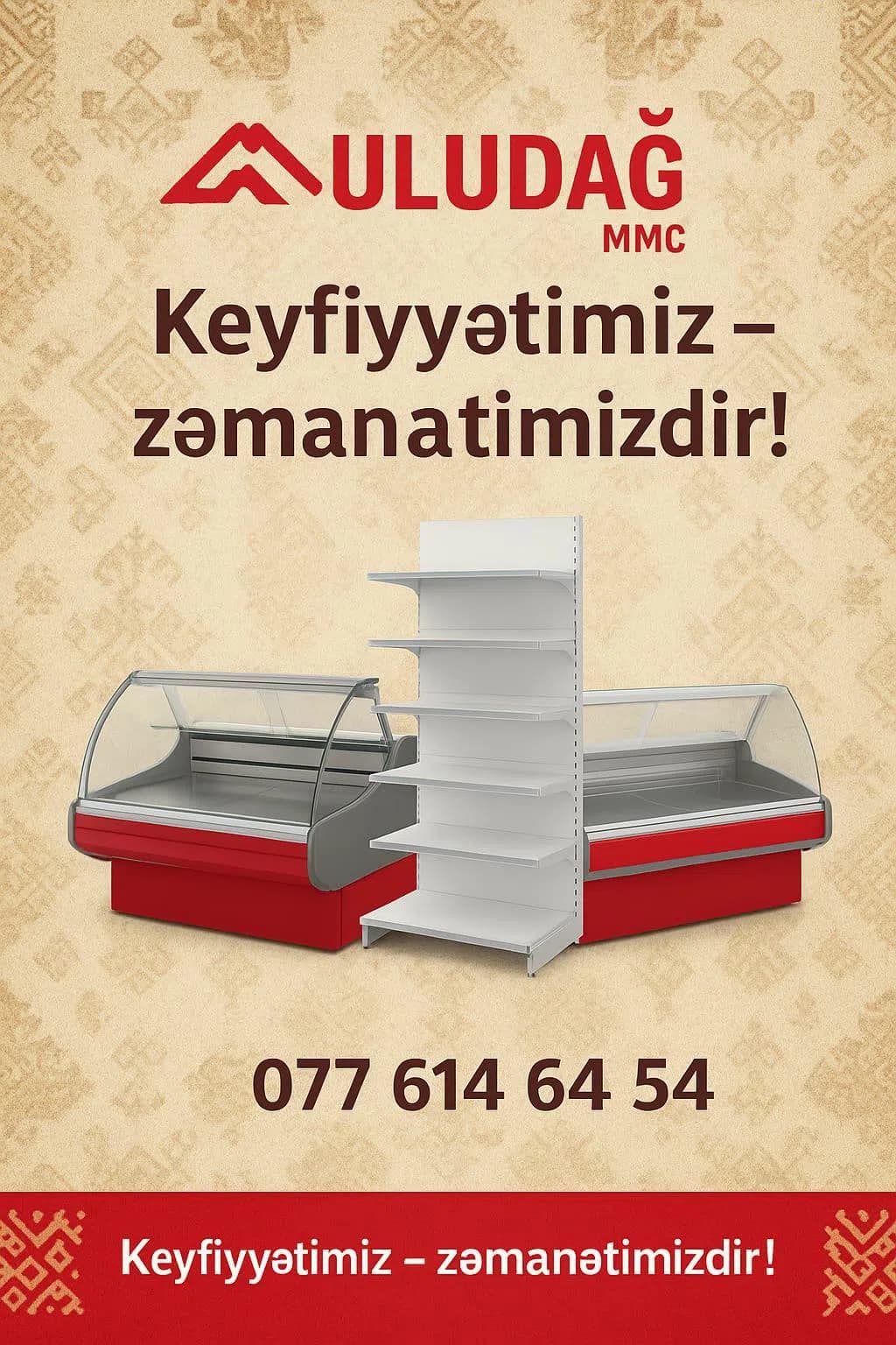 Soyuducu vitrinlər və ticarət rəfləri