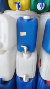 Kranlı plastik kanistr, 10-150 litr, HDPE material — şəkil 9