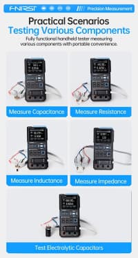 LCR test cihazı, elektron komponent ölçmə aləti — şəkil 14