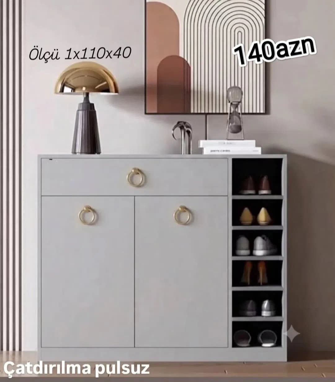 Ayaqqabılıq 3 hissəli