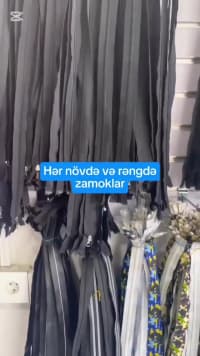 Tikiş üçün müxtəlif ölçü və rəngdə fermuarlar — şəkil 21