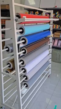 Rulonlar üçün çoxsəviyyəli metal stend — şəkil 5