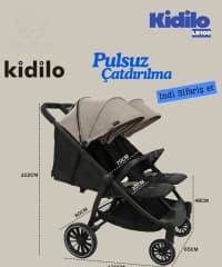 Uniseks uşaq arabası, Qara rəng — şəkil 2