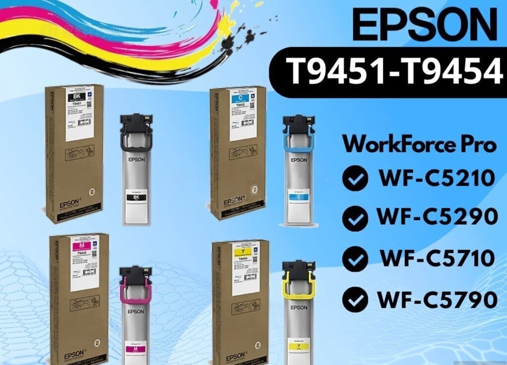 Epson T9451-T9454 Orijinal Mürəkkəb Dəsti