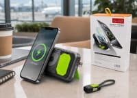 10,000 mAh powerbank, Qara rəng — şəkil 1