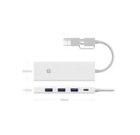 Xiaomi 4-in-1 Double-Head USB Hub (BHR9450CN) — şəkil 2