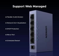 Şəbəkə kommutatoru Ugreen 5-port 1000Mbps CM933 — şəkil 5