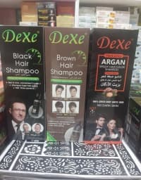 saç qaraldan şampun "dexe black hair shampoo 400 ml" — şəkil 10