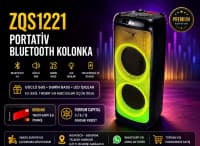 Bluetooth dinamik ZQS1221 portativ — şəkil 2