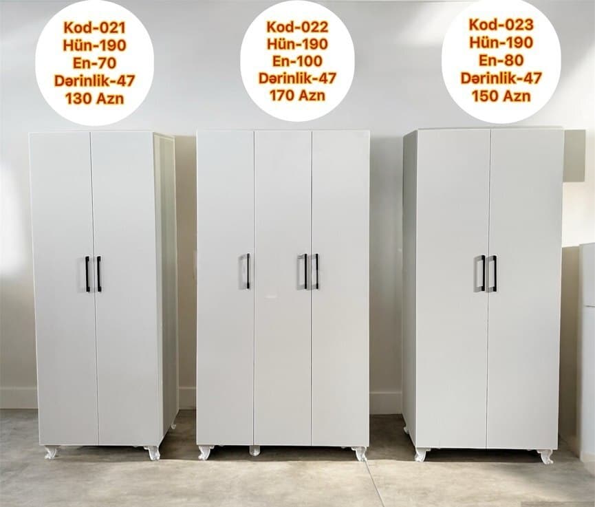 3 qapılı dolab
