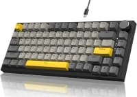 Mexaniki klaviatura Ajazz AK820 Gray White Yellow — şəkil 3