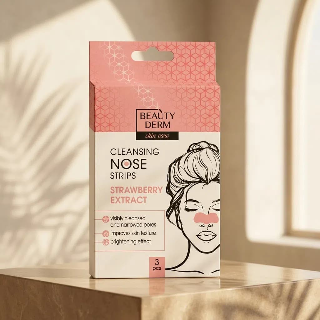 Beautyderm Çiyələkli Qara Nöqtə Təmizləyici Stiker, 3 ədəd