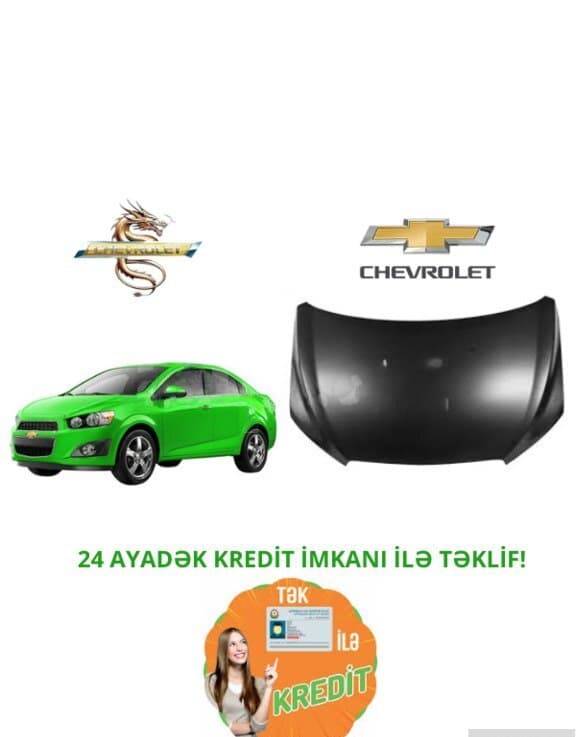 Ön kapot Chevrolet Aveo 2011-2013