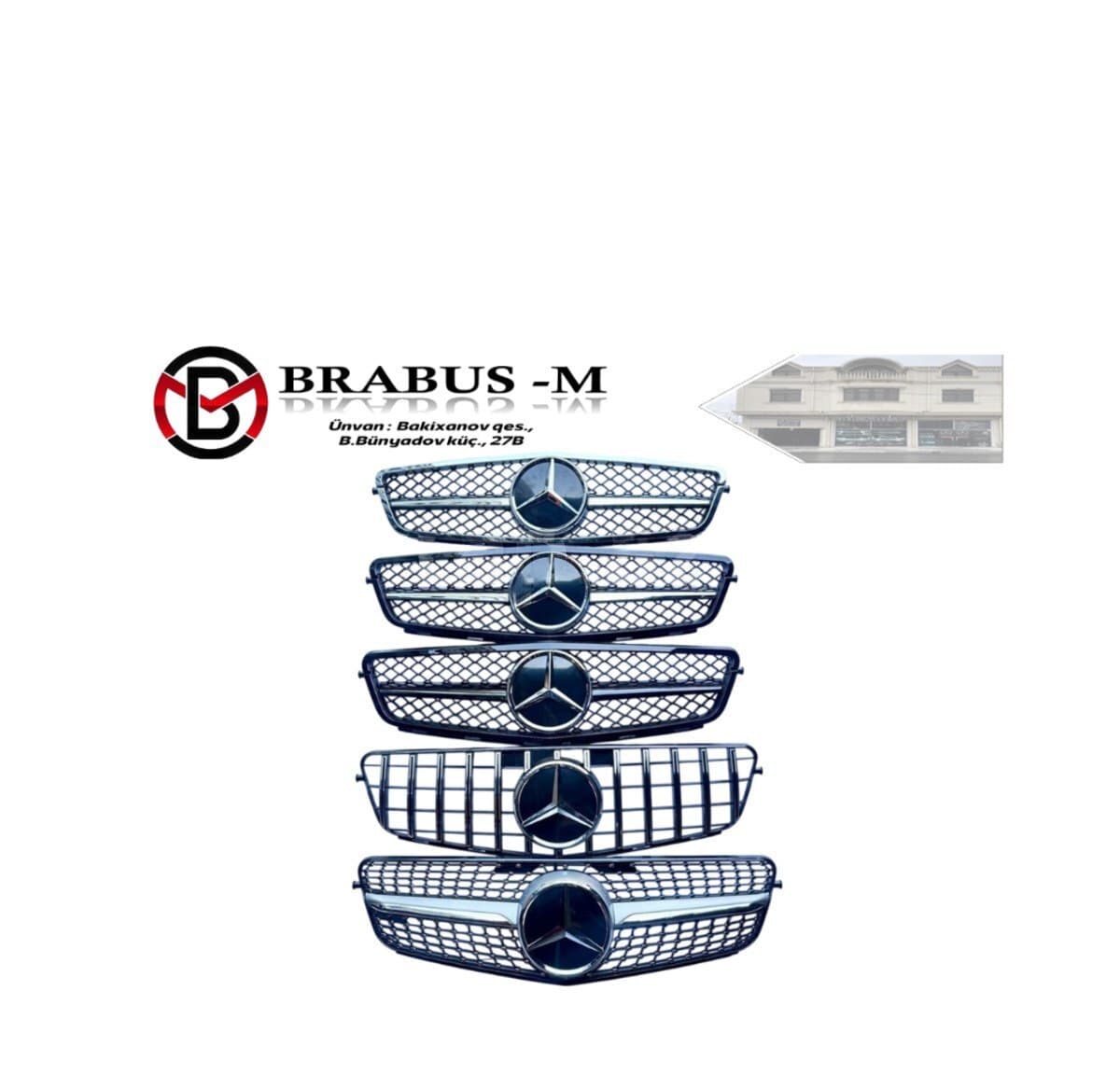Radiator barmaqlığı Mercedes W204