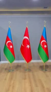 Azərbaycan bayrağı hər ölçü və materialda — şəkil 1