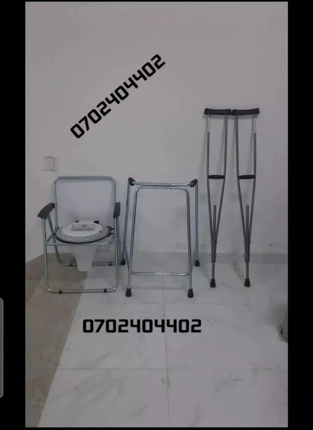 Xəstə üçün xadok, sanitar kreslo və qoltuqaltı kastil