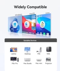 SSD qutusu Orico 4 bay NVMe 40Gbps — şəkil 3