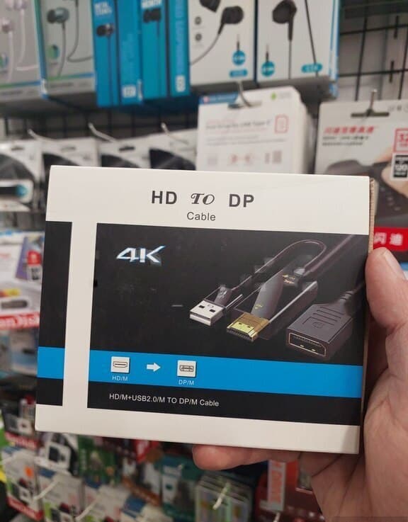HDMI to DisplayPort 4K Çevirici Adapter