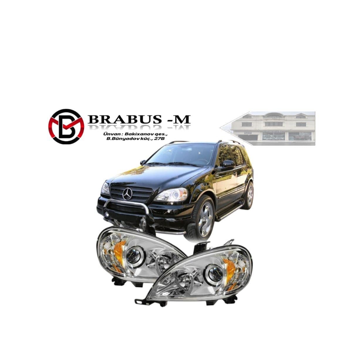 Fara Mercedes W163 ML