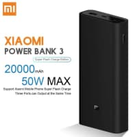 20,000 mAh powerbank, Qara rəng — şəkil 3