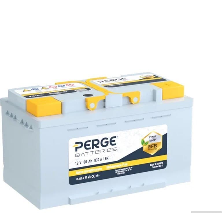 Perge Europe EFB 80Ah 12V L4-740A(EN) Akkumulyator