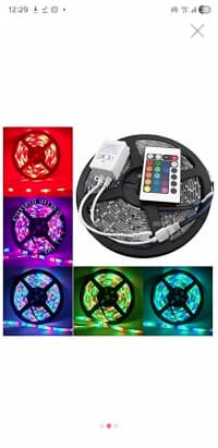 5 Metrlik Pultla İdarə Olunan RGB LED İşıq Lenti — şəkil 1
