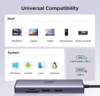 Multiport adapter Ugreen 7-in-1 USB-C CM512 — şəkil 8