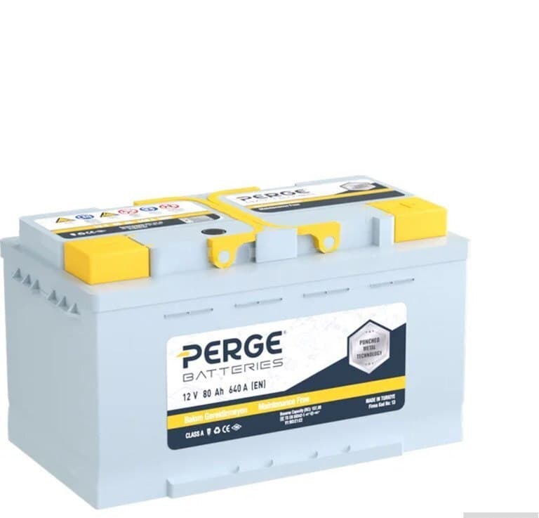 Perge Europe 80Ah 12V L4-640A(EN) Avtomobil Akkumulyatoru