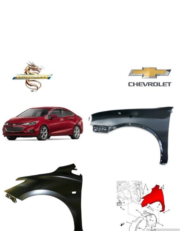 Yan qanad Chevrolet Cruze 2016-2017