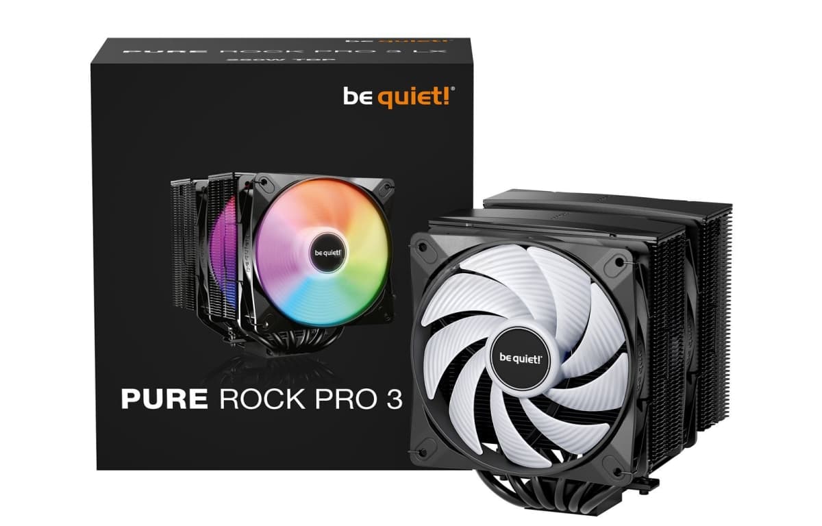 CPU soyuducu be quiet! Pure Rock Pro 3 LX Black