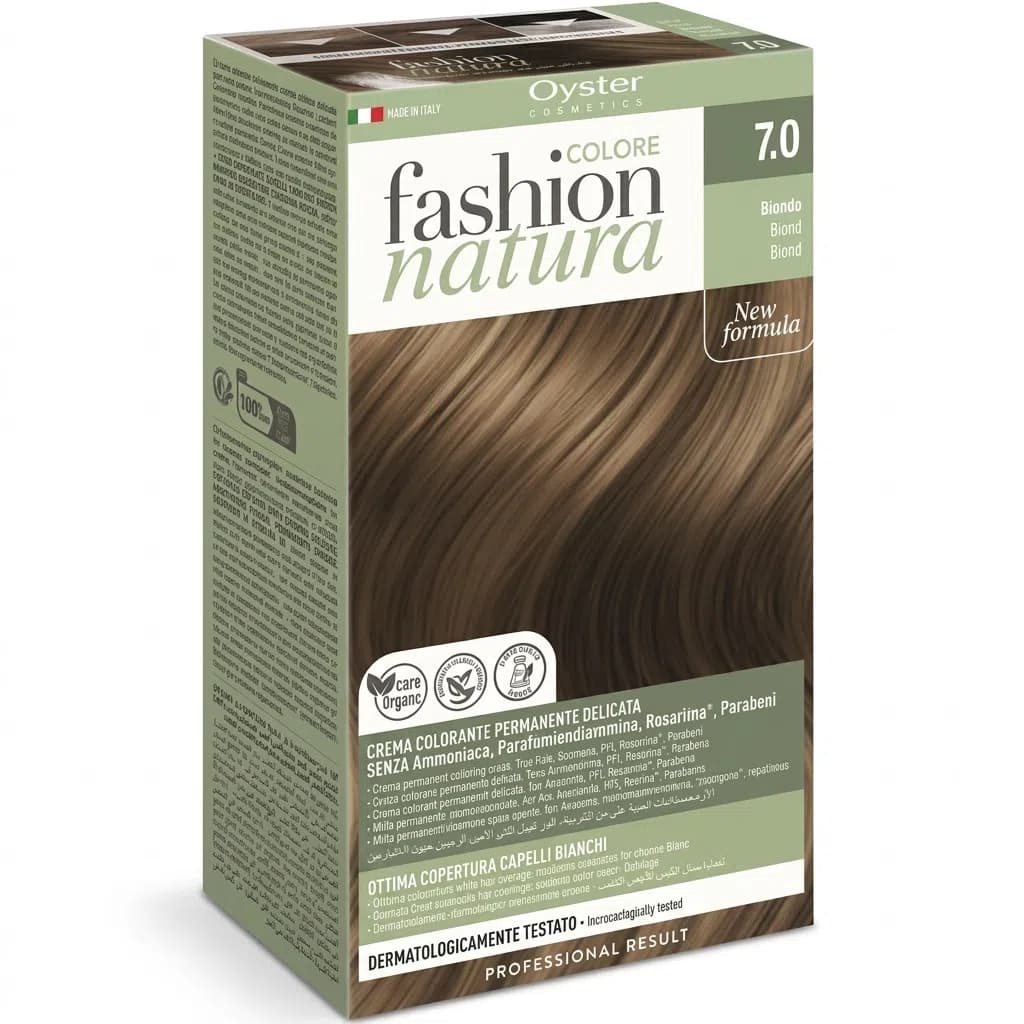 Oyster Cosmetics Fashion Natura 7.0 Blond Saç Boyası 115 ml