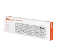 Klaviatura 2E KS270 White Bluetooth — şəkil 8