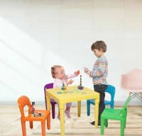 Uşaq mebel dəsti Plastik material, Qarışıq rəng — şəkil 1