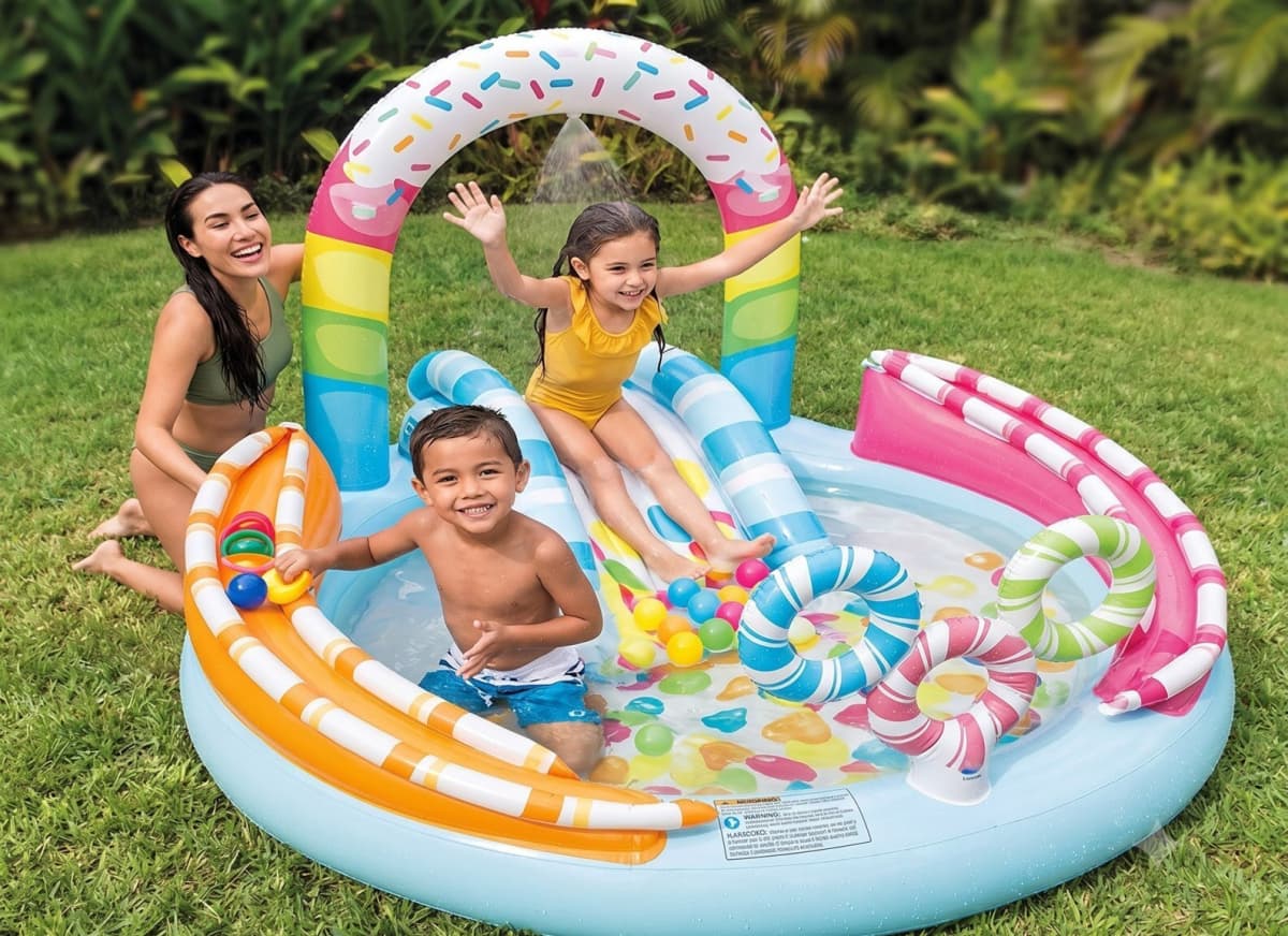Intex 57144 Göyqurşağı Şişmə Uşaq Oyun Mərkəzi