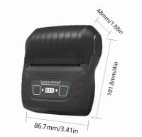 Etiket printeri SK58 Bluetooth portativ — şəkil 6