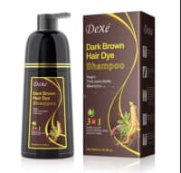 Saç boyası şampunu Dexe Dark Brown & Black 500 ml — şəkil 5