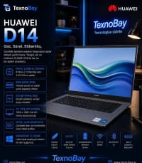 HUAWEI markalı notbuk, Boz rəng — şəkil 4